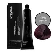 Coloração Acquaflora 5.20 Castanho Claro Irisado Intenso 60g