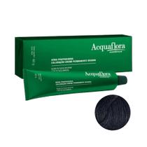 Coloração Acquaflora Creme Permanente 1.1 Preto Azulado 60g