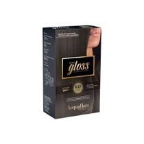 Coloraçao Acquaflora Hidra Gloss 6.13 Louro Escuro Acinzentado Dourado