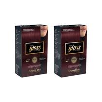 Coloraçao Acquaflora Hidra Gloss 66.60 Verm Granada-Kit C2Un