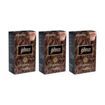 Coloraçao Acquaflora Hidra Gloss 7.7 Louro Natur Marrom -3Un