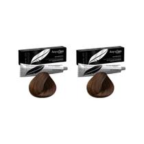 Coloração Acquaflora Perm 7.33 Louro Nat Dour Int-Kit C/2Un