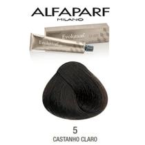 Coloração alfaparf evolution 5.0 castanho claro