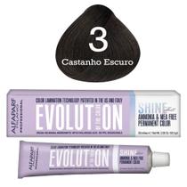 Coloração Alfaparf Shine Effect 3 Castanho Escuro Coloração Alfaparf Shine Effect 3 Castanho Escuro