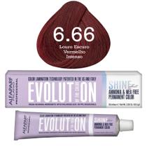 Coloração Alfaparf Shine Effect 6.66 Louro Escuro Vermelho Intenso Coloração Alfaparf Shine Effect 6.66 Louro Escuro Vermelho Intenso