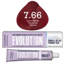 Coloração Alfaparf Shine Effect 7.66 Louro Médio Vermelho Intenso Coloração Alfaparf Shine Effect 7.66 Louro Médio Vermelho Intenso
