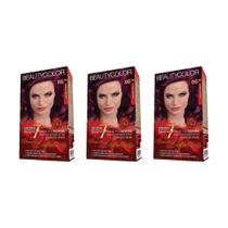 Coloraçao Beauty Color 66.26 Marsala Inf-Kit3Un