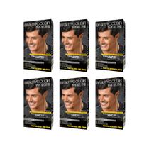 Coloraçao Beauty Color Men Preto - Kit C/ 6un