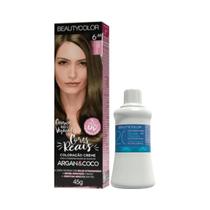 Coloração Beautycolor 6.88 Louro Escuro Tabaco + OX
