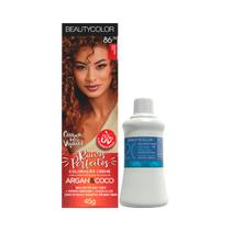 Coloração Beautycolor 86.74 Ruivo Caramelo + OX