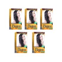 Coloraçao Bigen 88 Preto Azul Luminoso - Kit Com 5Un Coloraçao Bigen 88 Preto Azul Luminoso - Kit Com 5Un