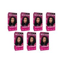 Coloraçao Biocolor Creme 4.0 Castanho Medio - Kit Com 7Un Coloraçao Biocolor Creme 4.0 Castanho Medio - Kit Com 7Un