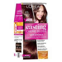 Coloração Casting Creme Gloss L'Oréal Paris - 415 Chocolate Glacê
