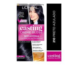 Coloração Casting Creme Gloss - LÓreal Paris - Preto Azulado 210