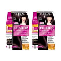 Coloraçao Casting Gloss 316 Ameixa - Kit Com 2Un