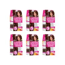 Coloraçao Casting Gloss 535 Chocolate - Kit C/ 6un