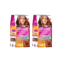 Coloraçao Casting Gloss 743 Louro Acobreado - Kit C/2Un Coloraçao Casting Gloss 743 Louro Acobreado - Kit C/2Un