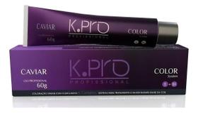 Coloração Caviar Color System Kcomplex 60g Cores Acinzentada Tom 7.1 - Louro Médio Acinzentado
