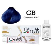 Coloração CB Corretor Azul + Oxi 20 Vol Itallian Color Coloração CB Corretor Azul + Oxi 20 Vol Itallian Color