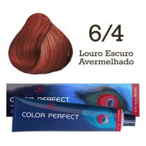 Coloração Color Perfect 6/4 Louro Escuro Avermelhado Wella Coloração Color Perfect 6/4 Louro Escuro Avermelhado Wella