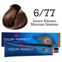 Coloração Color Perfect 6/77 Louro Escuro Marrom Intenso Wella