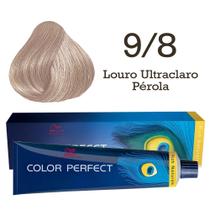 Coloração Color Perfect 9/8 Louro Ultraclaro Pérola Wella