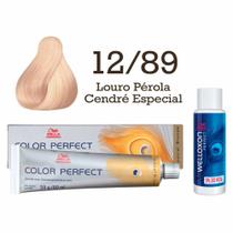 Coloração Color Perfect + Emulsão Oxi Wella Professionals Coloração Color Perfect + Emulsão Oxi Wella Professionals