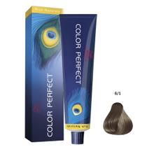 Coloração Color Perfect Wella 60ml 6/1 Louro Escuro Acinzentado - C18159