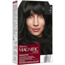 Coloracao creme 1.0 preto amend magnific color