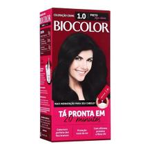 Coloração Creme 1.0 Preto Peça-Chave - Biocolor