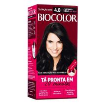 Coloração Creme 4.0 Castanho Médio Nada Básico - Biocolor