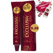 Coloracao Creme 6.26 Permanente Haskell Excllusiv Color Coloracao Creme 6.26 Permanente Haskell Excllusiv Color