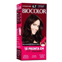 Coloração Creme 6.7 Chocolate Para Brilhar - Biocolor