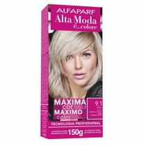 Coloração Creme 9.1 Areia Louro Claríssimo Cinza Alta Moda - Alfaparf Coloração Creme 9.1 Areia Louro Claríssimo Cinza Alta Moda - Alfaparf