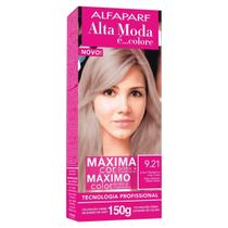 Coloração Creme Alta Moda 9.21 Louro Clarissimo Irisé Cinza - Alfaparf