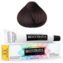 Coloração Creme Bio Extratus 5.3 Castanho Claro Dourado
