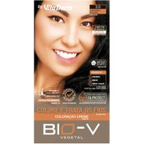 Coloração Creme Bio-V Vegetal Color Hidrat 3.0 Castanho Escuro - Vita Derm Coloração Creme Bio-V Vegetal Color Hidrat 3.0 Castanho Escuro - Vita Derm
