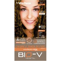 Coloração Creme Bio-V Vegetal Color Hidrat 6.7 Louro Escuro Marrom - Vita Derm Coloração Creme Bio-V Vegetal Color Hidrat 6.7 Louro Escuro Marrom - Vita Derm
