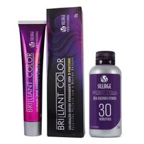 Coloração Creme Brilliant Color 0.2 Corretor Violeta 50g + Ox 30v. - Sillage