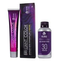 Coloração Creme Brilliant Color 8.89 Louro Claro Pérola 50g + Ox 30v. - Sillage