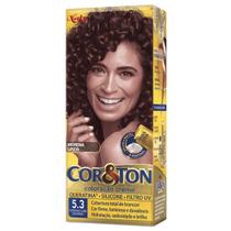 Coloração Creme Cor&Ton 5.3 Castanho Claro Dourado - Niely