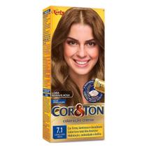 Coloração Creme Cor&Ton 7.1 Louro Cinza Claro Médio - Niely
