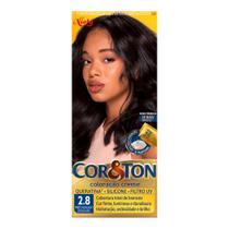 Coloração Creme Cor&Ton Niely Cor Preto Azulado Espelhado 2.8