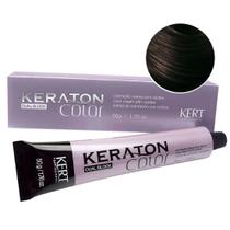 Coloração Creme Dual Block Keraton Color 4.0 Castanho Médio 50g - Kert