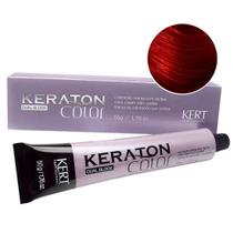 Coloração Creme Dual Block Keraton Color 6.66 Louro Escuro Vermelho Extra Intenso 50g - Kert