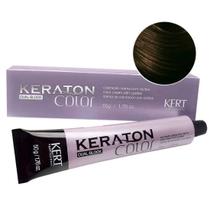 Coloração Creme Dual Block Keraton Color 6.77 Louro Escuro Marrom Intenso 50g - Kert