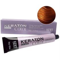 Coloração Creme Dual Block Keraton Color 7.4 Louro Médio Cobre 50g - Kert