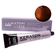 Coloração Creme Dual Block Keraton Color 7.47 Louro Médio Acobreado Marrom 50g - Kert