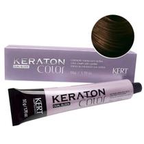 Coloração Creme Dual Block Keraton Color 7.77 Louro Médio Marrom Intenso 50g - Kert