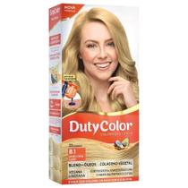 Coloração Creme DutyColor 8.1 Louro Louro Cinza Claro